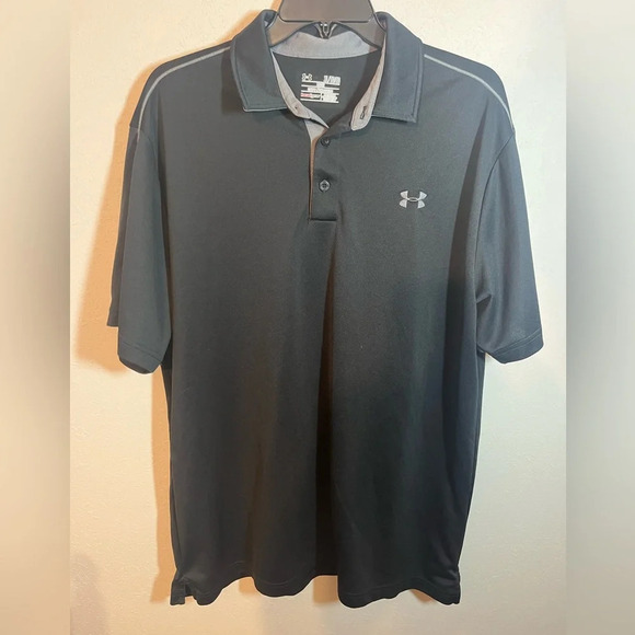 Under Armour Other - Men’s Under Armour Black Polo Size XL